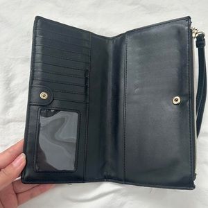 Victoria Secret Black Clutch Wallet